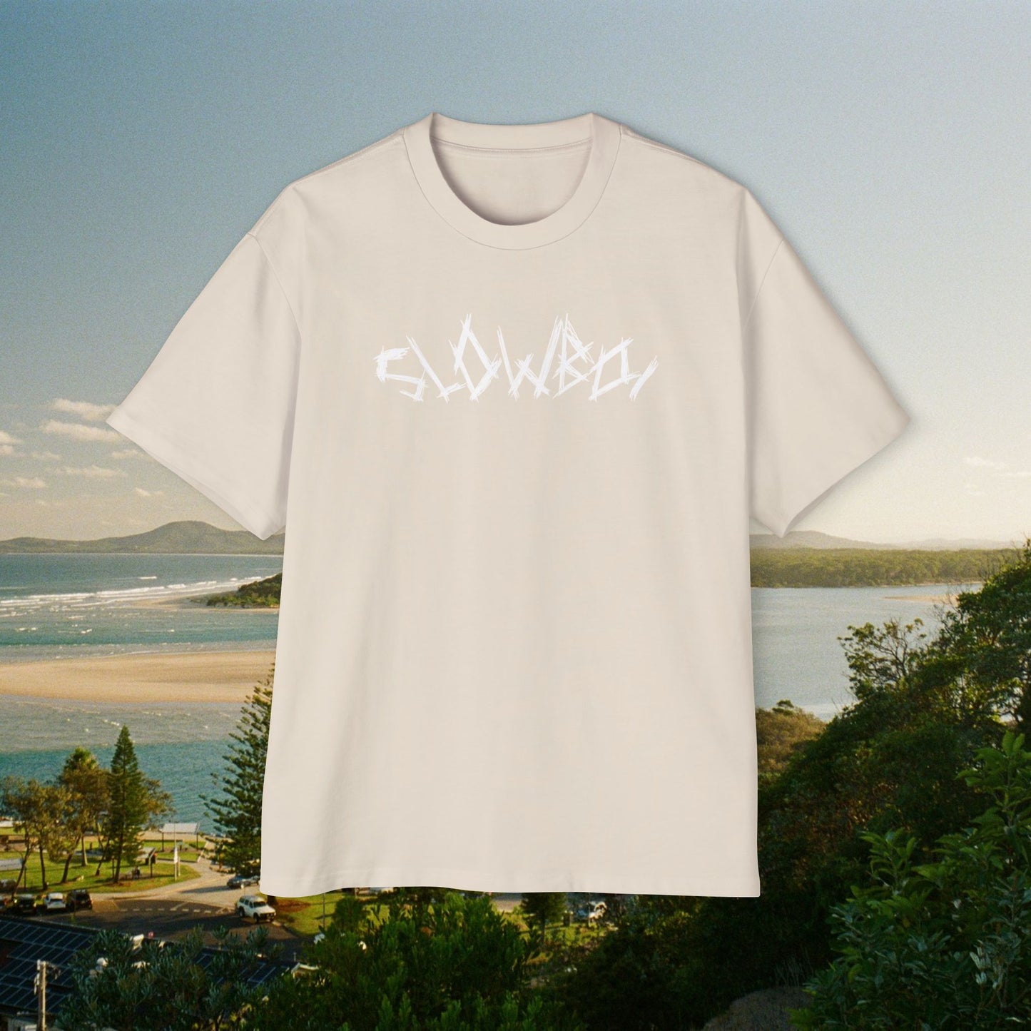 SlowBoi Heavy Tee - White Text