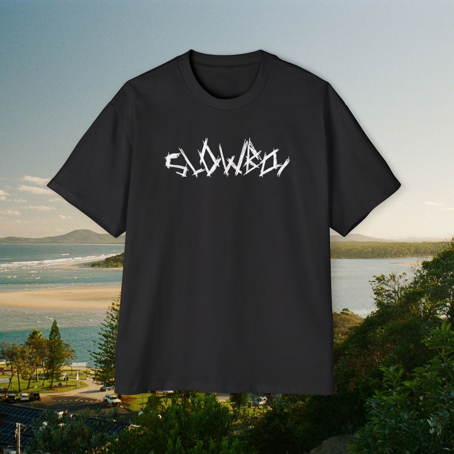 KE70 Heavy Tee - White Text