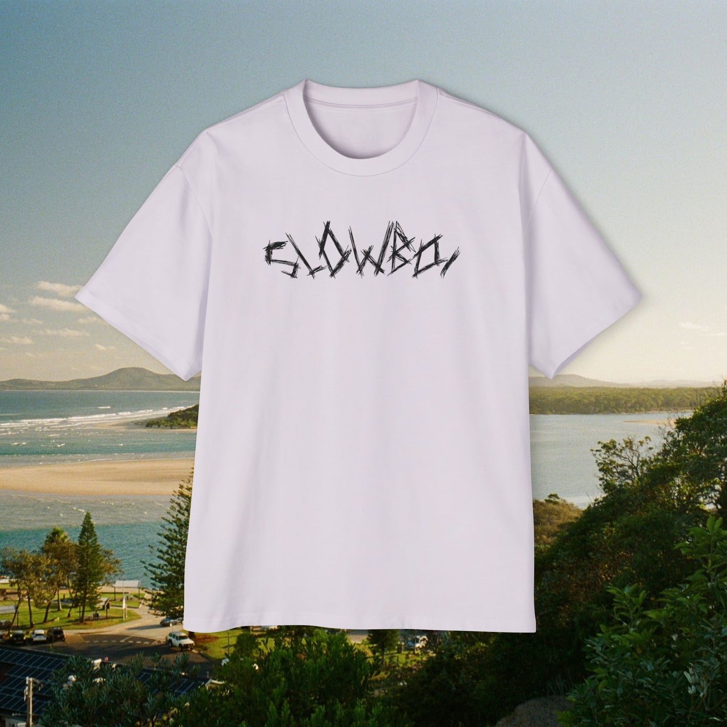 V35 SKYLINE Heavy Tee - Black Text