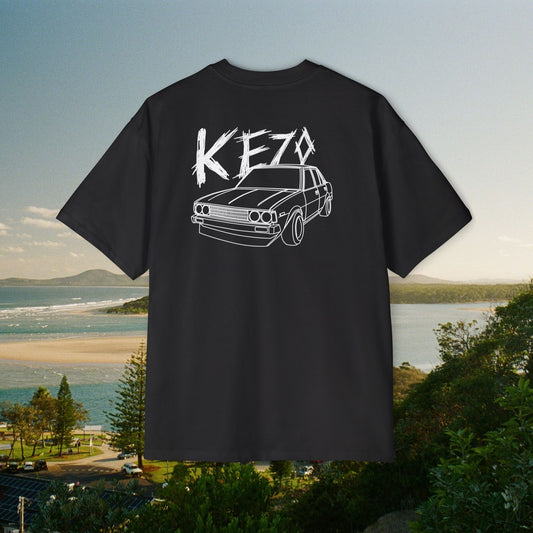 KE70 Heavy Tee - White Text