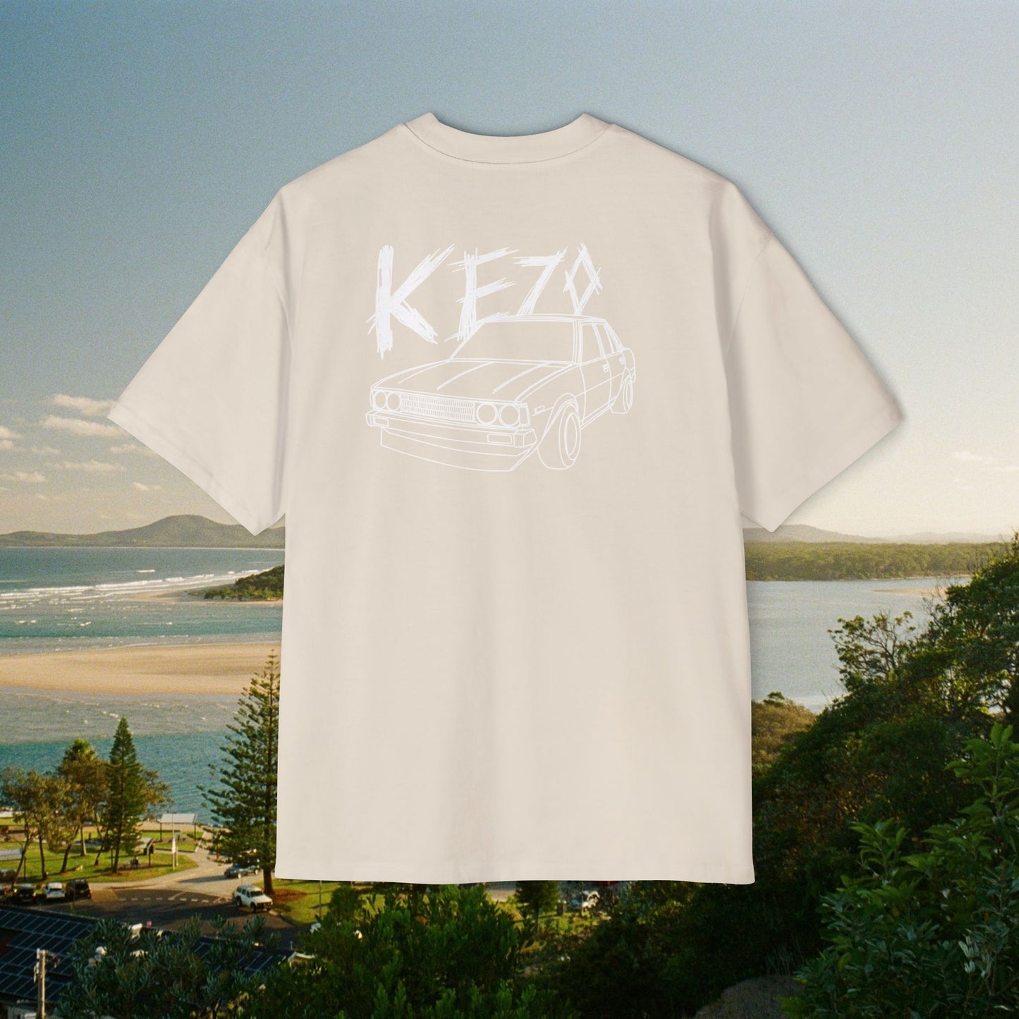 KE70 Heavy Tee - White Text