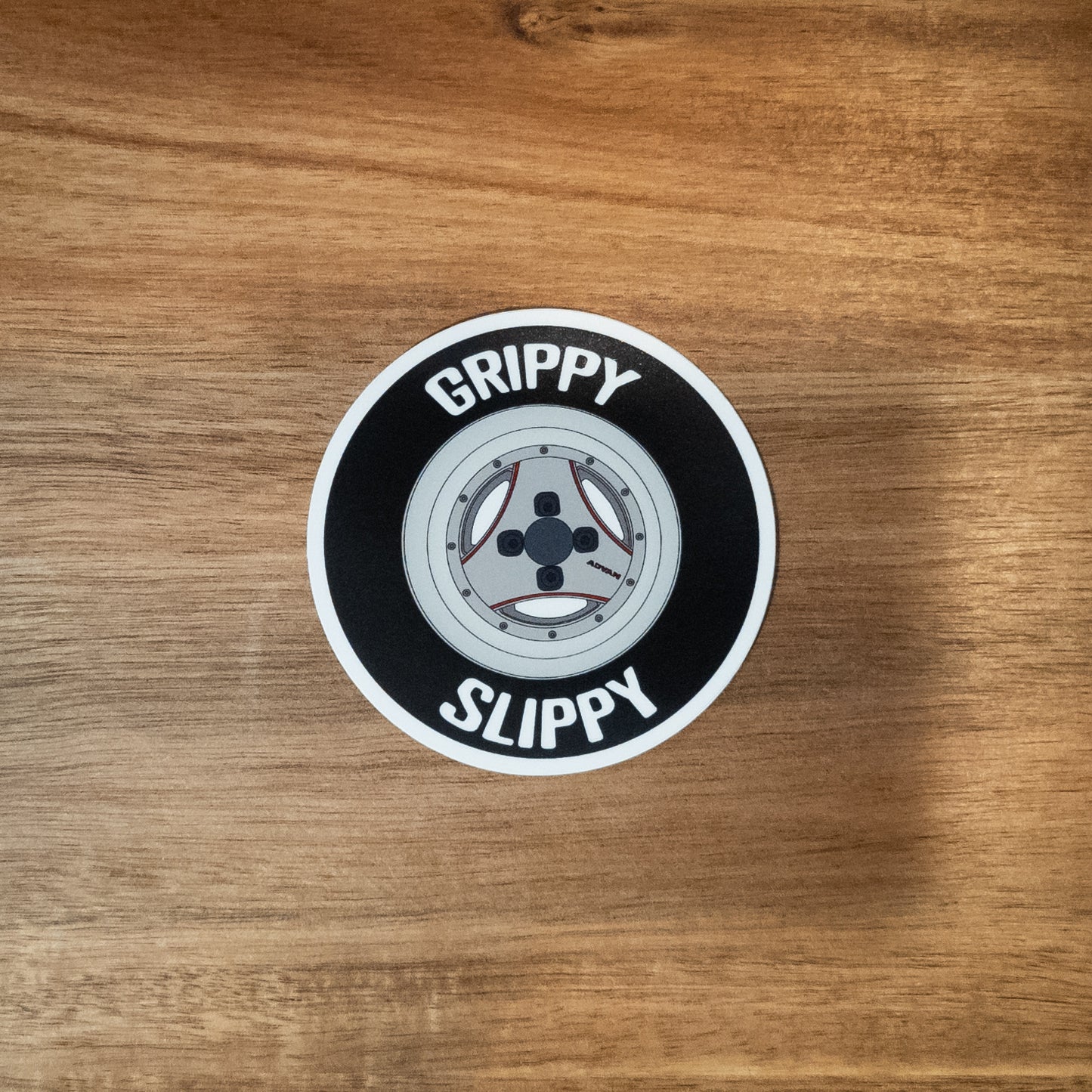 Grippy Slippy Sticker (Advan A3A Wheel)